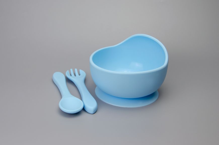 Набір дитячого посуду для годування Baby Blue 500478872711 фото