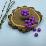 Яскраво - фіолетовий Ікосаедр 14 мм фото