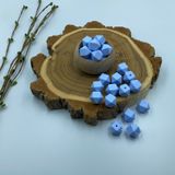 Пастельно - голубий Ікосаедр 17 мм фото